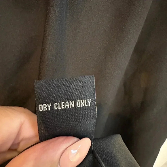 J. Peterman Black Beaded Shift Evening Formal Midi Dress Ruffle Plus Size 20 NWT - Picture 13 of 14